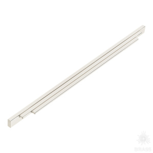 9429 0512 PN Ручка накладная, глянцевый никель 512 мм