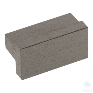 1739 0032 ELX1 Ручка накладная, брашированный графит 32 мм