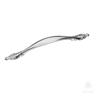 353128MP02 Ручка скоба, глянцевый хром 128 мм