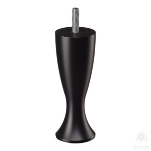 KAL-0104-0120-B13 Опора мебельная, чёрный