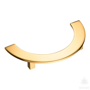 07620-003-R15-96 Ручка скоба, глянцевое золото 96 мм