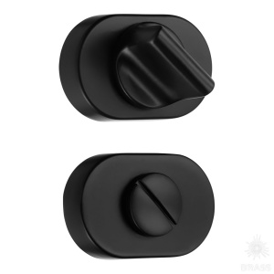 RO16W6 AL6 ROSET Накладка с поворотной кнопкой, чёрный