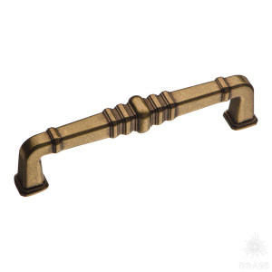 KT 012.128.12 Ручка скоба, античная бронза 128 мм