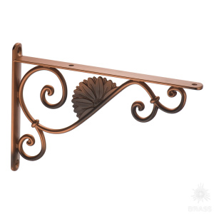 BAROCCO-C RAM/ANT Полкодержатель (2 шт.), античная медь, 240 мм