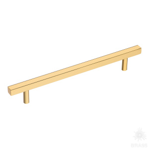 8807 0160 GL Ручка рейлинг, глянцевое золото 160 мм