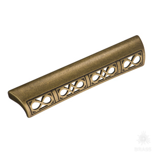 15.176.128.12 Ручка скоба современная классика, античная бронза 128 мм