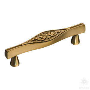 25104-037-96 Ручка скоба, матовое золото/глянцевое золото 96 мм