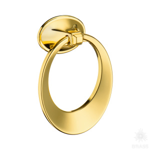 906-Gold Ручка кольцо, глянцевое золото