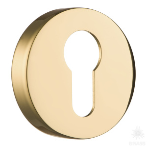 RO12Y GL ROSET Накладка с цилиндрическим отверстием для ключа, глянцевое золото