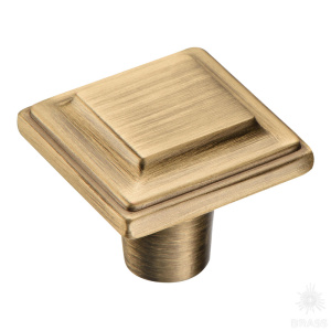 3305 0008 ABM Ручка кнопка, состаренная латунь