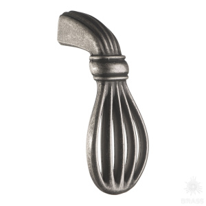 4485 0008 OSM Ручка кнопка современная классика, старое серебро