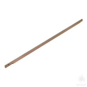 9429 0960 ELX8 Ручка накладная, брашированная бронза 480-480 мм