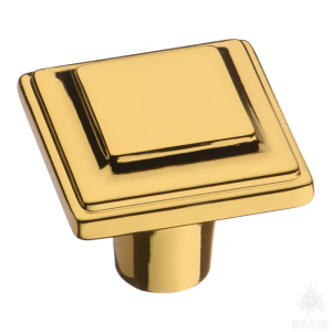 3305 0008 GL Ручка кнопка, глянцевое золото 