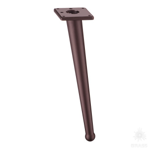 1180 0250 Nova Bakir Mat Опора мебельная BONE, коричневый 250 мм