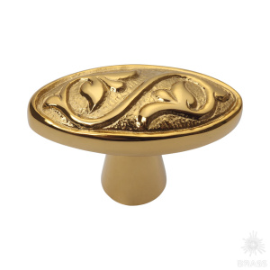 07104-003 Ручка кнопка, глянцевое золото