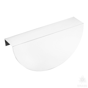 1233-200-Chrome Ручка торцевая, глянцевый хром 160 мм