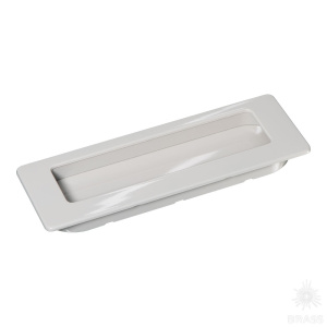 3701-582 GREY BRIGHT Ручка врезная, глянцевый серый