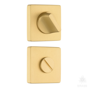 9168 MP35 WC ROSETTE Накладка с поворотной кнопкой, матовое золото (комплект 2 шт)