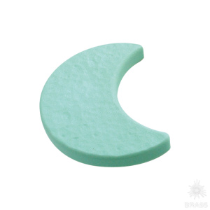 688VE Ручка кнопка детская, месяц зелёный