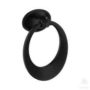 906-Matt Black Ручка кольцо, чёрный