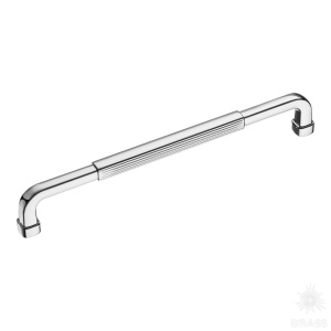 552-192-Chrome Ручка скоба, глянцевый хром 192 мм