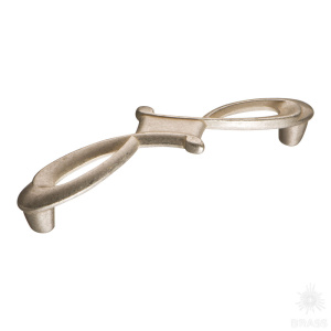 15.172.128.26 Ручка скоба классика, серебро 128 мм