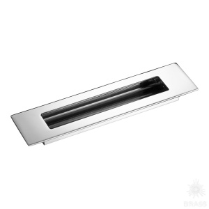 1174 160MP02 Ручка врезная, глянцевый хром 160 мм