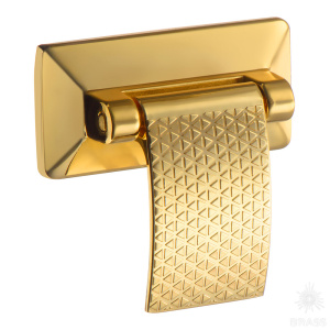 5360 Gold Ручка скоба современная классика, глянцевое золото 32 мм