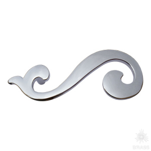 15.186.96.07 left Ручка скоба современная классика, глянцевый хром 96 мм