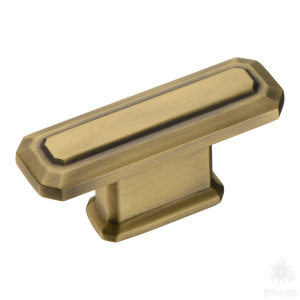 4101 016MP30 Ручка кнопка, состаренная латунь 16 мм
