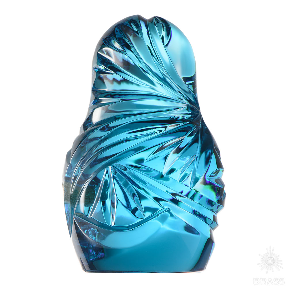 9491 Ручка "Матрёшка" Хрусталь, серия "Вдохновлённые Россией", Бирюза  