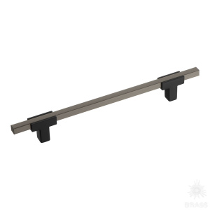 778-160-Matt Black-Titanium Ручка рейлинг, чёрный/графит 160 мм