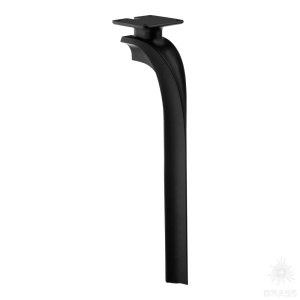 2390 0400 Matt Black Опора мебельная CRUZ, чёрный 400 мм