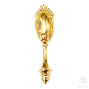 3769.0092.АR.024 Ручка капля на подложке классика, глянцевое золото