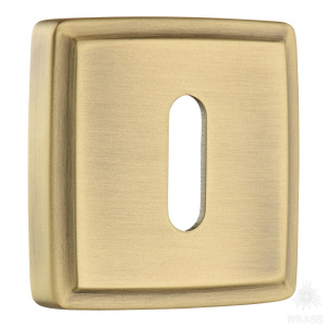 9163 MP30 ROOM ROSETTE Накладка с овальным отверстием для ключа, состаренная латунь (комплект 2 шт)