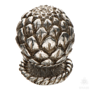 90096-АСр Ручка мебельная "Источник Энергии", античное серебро