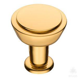 0784-003 Ручка кнопка, глянцевое золото
