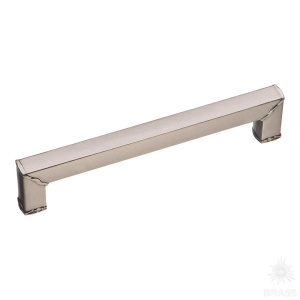 4587 0160 AIB Ручка скоба современная классика, античное серебро 160 мм