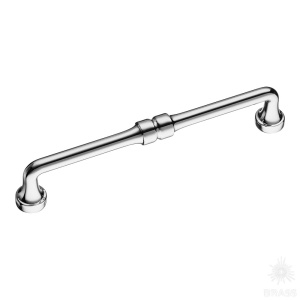 551-160-Chrome Ручка скоба, глянцевый хром 160 мм