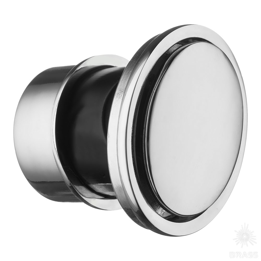 1360 Chrome Ручка кнопка, глянцевый хром