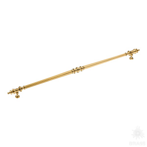 25107-003-20-480 Ручка скоба, латунь, глянцевое золото 480 мм