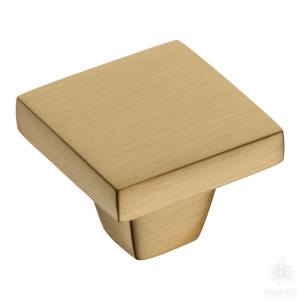 0726-011-2 Ручка кнопка, сатинированная латунь