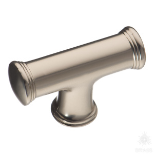 4226 0008 PNM Ручка кнопка современная классика, полированный никель