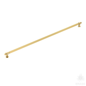 9380 0640 GL-GL Ручка рейлинг, глянцевое золото 640 мм