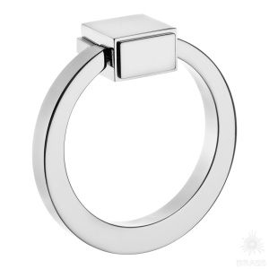 BU 013.80.07 Ручка кольцо, глянцевый хром