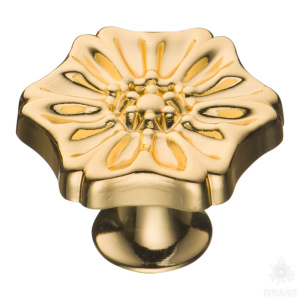 110-Gold Ручка кнопка, глянцевое золото