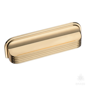 1169 096MP11 Ручка раковина, глянцевое золото 96 мм