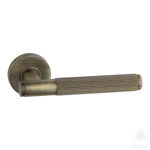 HA219LRO12 ABM NEPTUN-L Ручка дверная, состаренная латунь