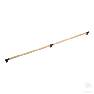 9401-617 Ручка рейлинг, дерево/чёрный 480-480 мм