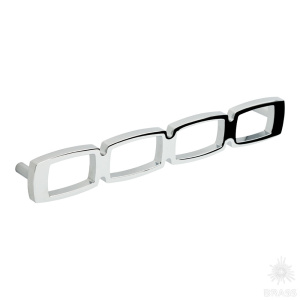 8113 0192 CR Ручка скоба, глянцевый хром 192 мм